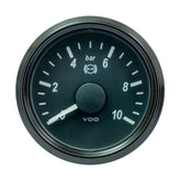 VDO SingleViu 52mm (2-1/16") Brake Pressure Gauge - 15 Bar - 0-180 Ohm A2C3833450030